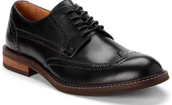 Leather Shoes for Men with Concealed Orthotic Support